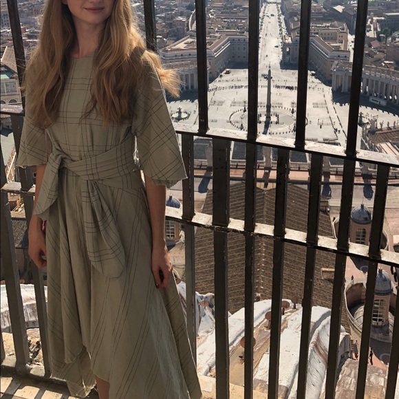 poshmark linen dress